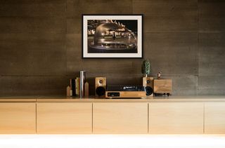 Circular Quay, Sydney | Figure behind bin | 2025 shown in a room
