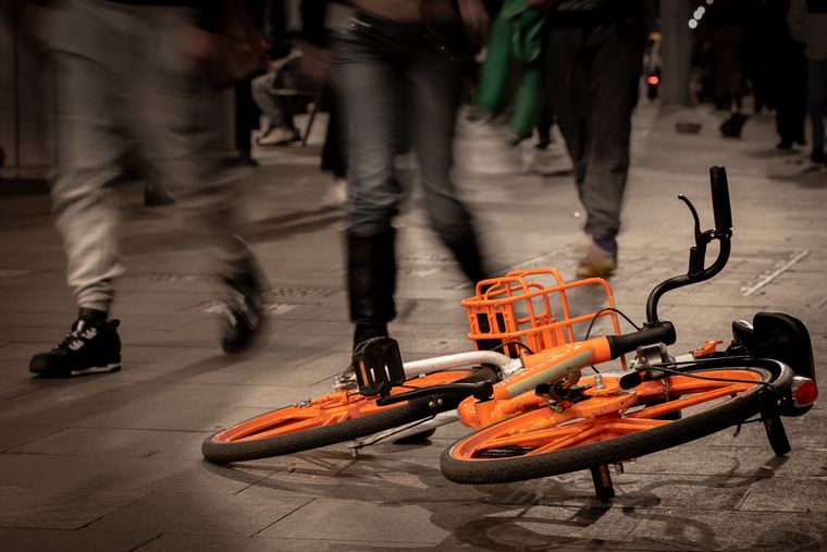 George St near Town Hall, Sydney | Abandoned bike | 2026