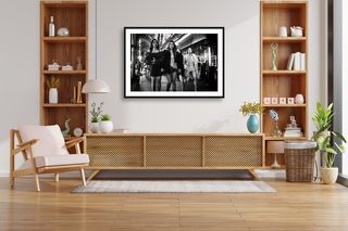 George St, Sydney | Four women, Saturday night | 2025 shown in a room