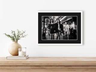 George St, Sydney | Four women, Saturday night | 2025 shown in a room