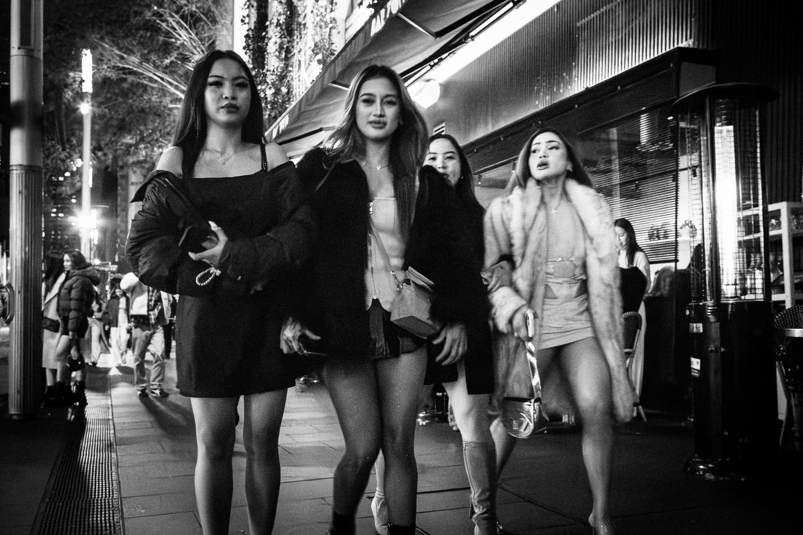 George St, Sydney | Four women, Saturday night | 2025